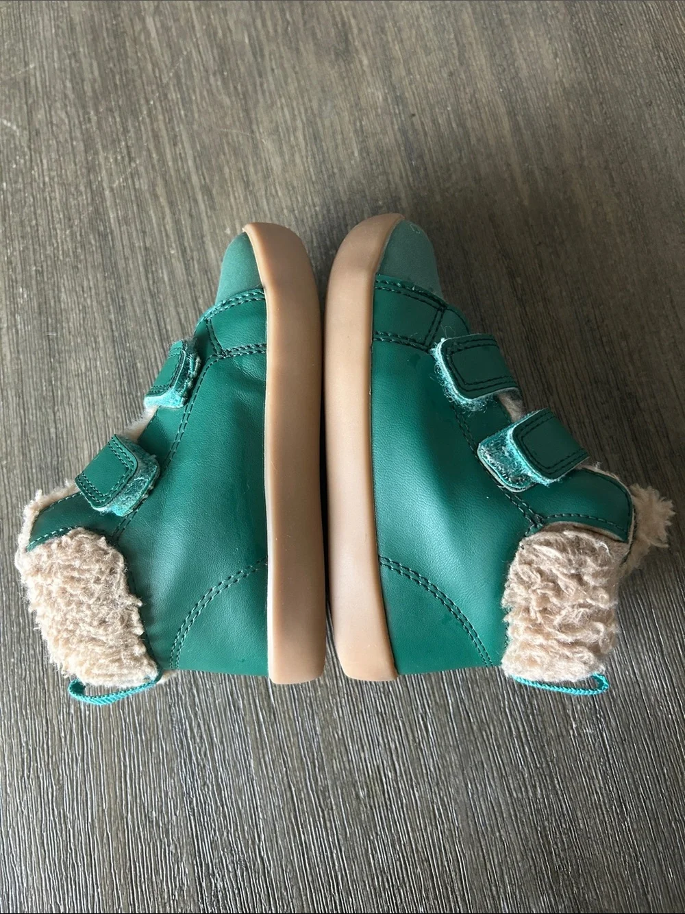 Ten Little Furry High Tops, Sz. 8, Gently Used.